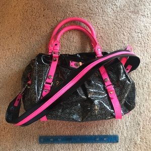 Marc Jacobs neon pink satchel handbag